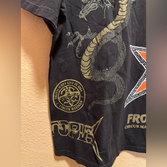 New Travis Scott Cactus Jack Circus Maximus Asia Tour Exclusive T Shirt Size XL - Picture 3 of 12